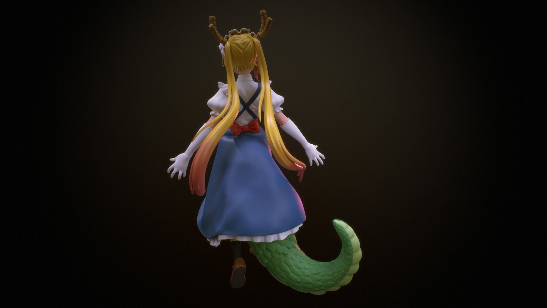 Tohru - Dragon maid             3d print 3D print model_7