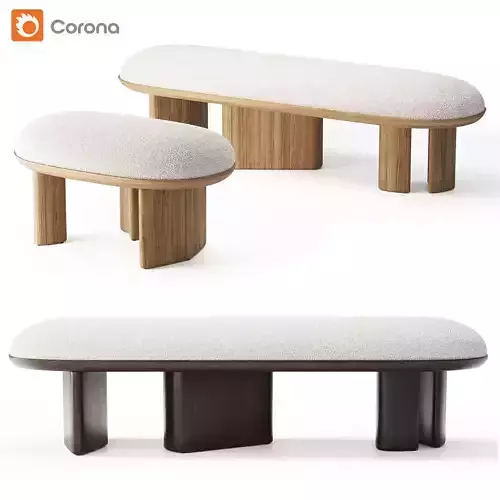 DEMURO DAS CORBU BENCH OTTOMAN
