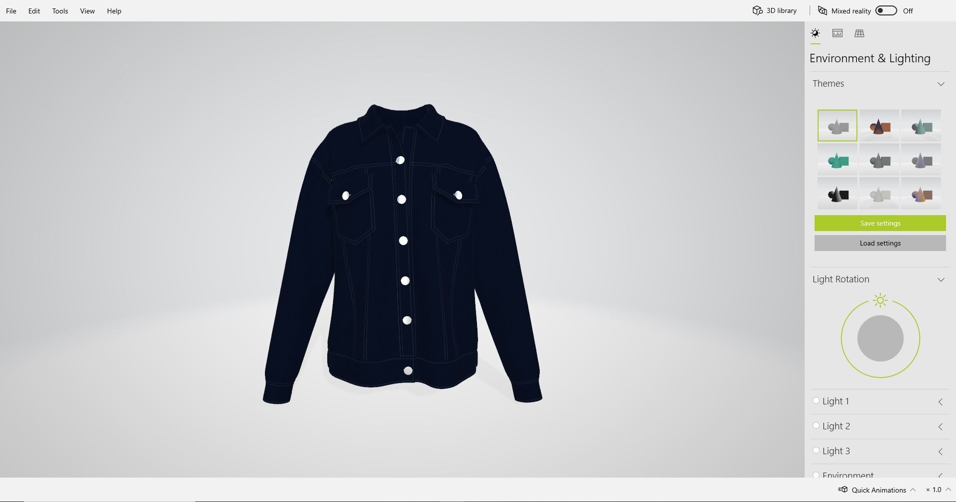 Icon Denim Jacket 3D model_16