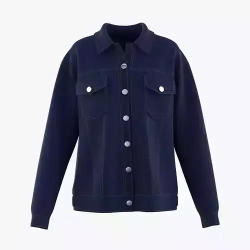 Icon Denim Jacket 3D model