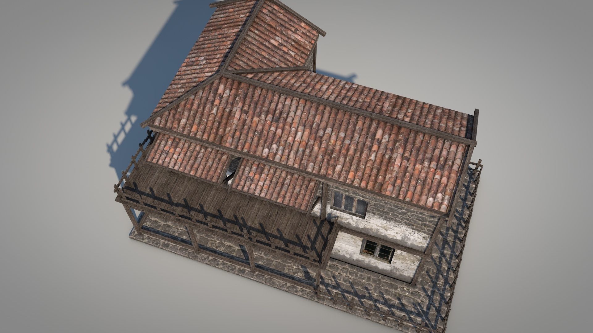 Anatolian Village House 4 Low-poly 3D model_6