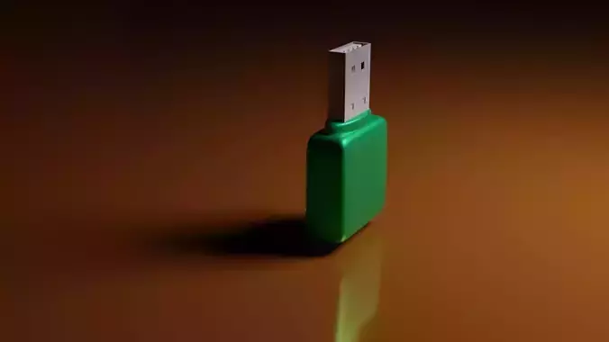 USB model drive 3D model