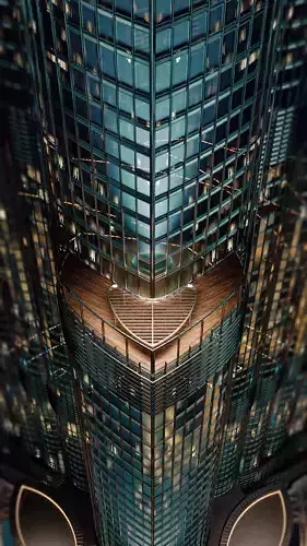 Burj Khalifa - lighting setup 3D model