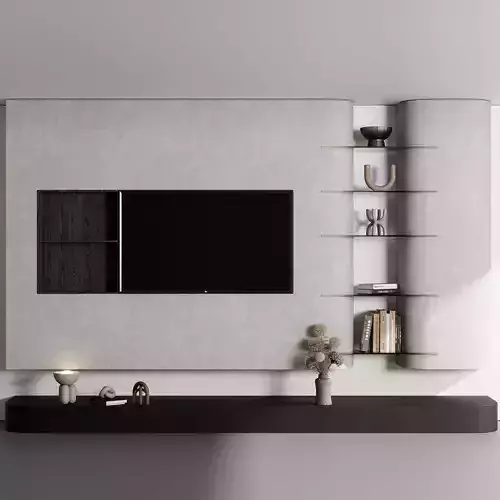 TV Wall Set 03
