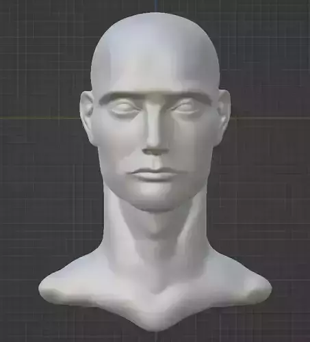 Mads Mikkelsen Head Bust  3D print model
