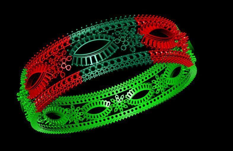 Bracelet 3D print model_4