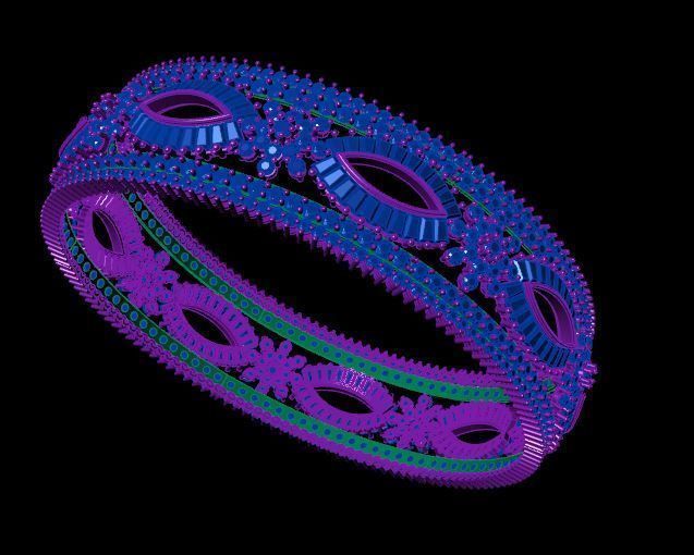 Bracelet 3D print model_2