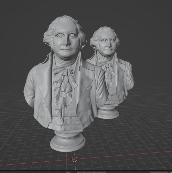 George Washington 3D print model_24