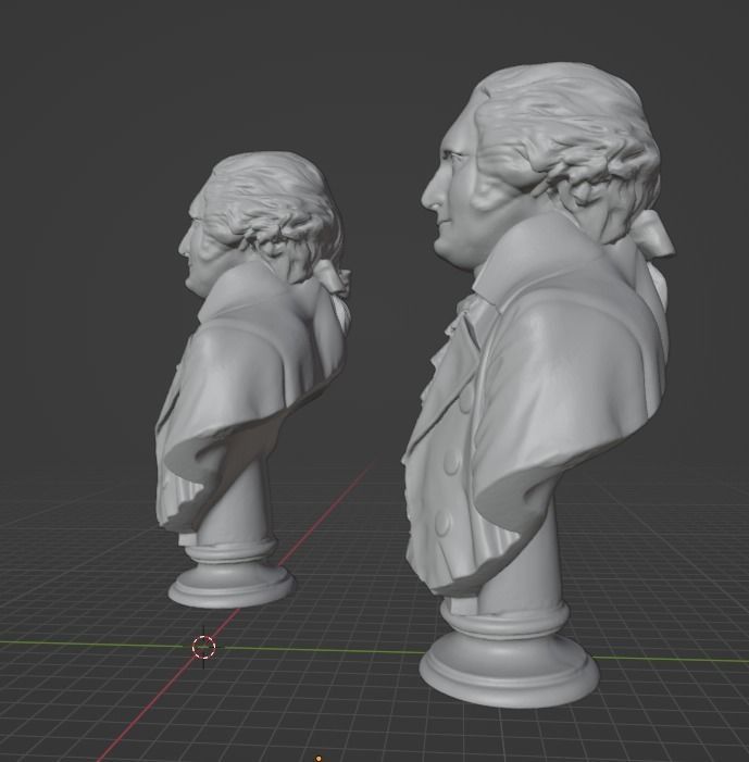 George Washington 3D print model_15