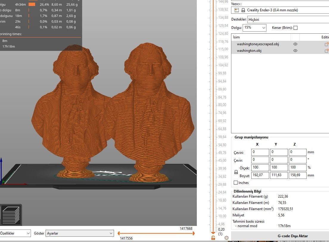 George Washington 3D print model_14