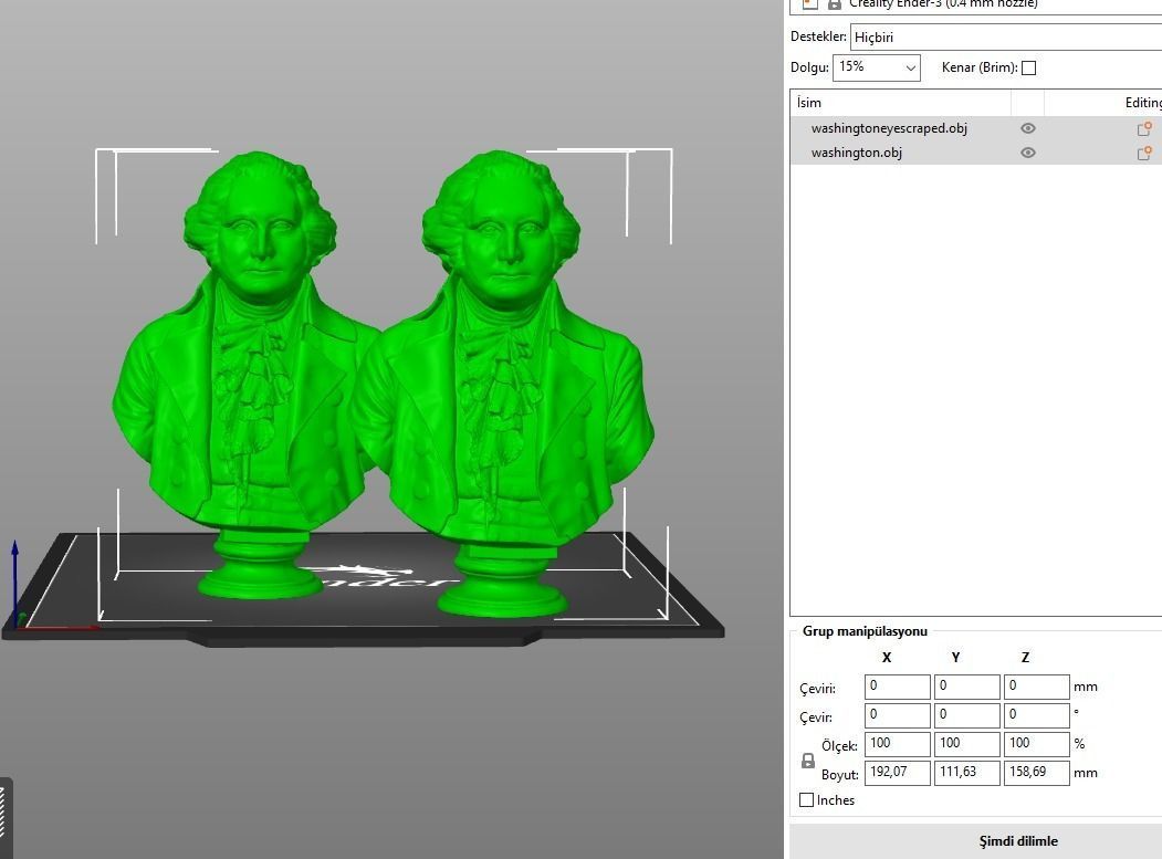 George Washington 3D print model_20