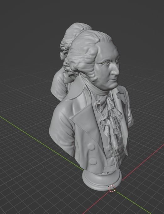 George Washington 3D print model_12
