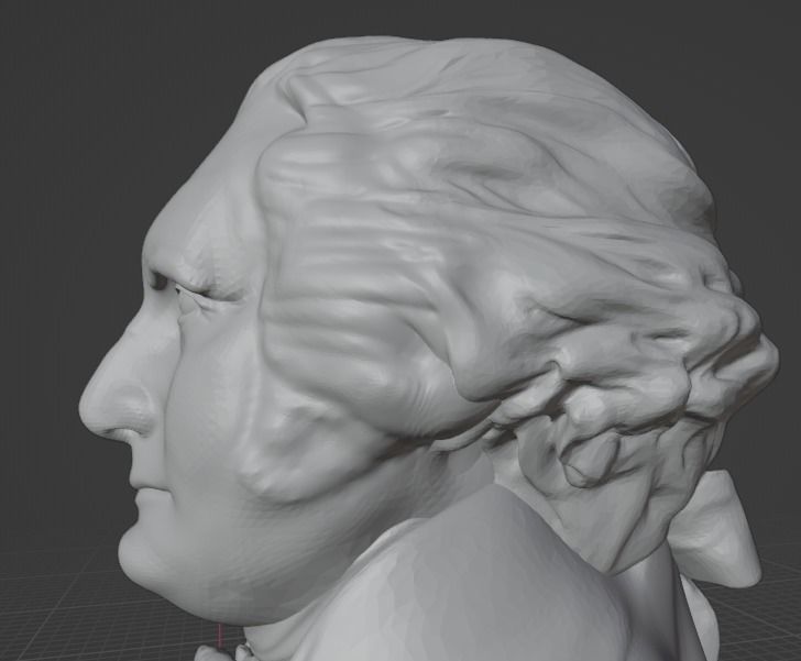 George Washington 3D print model_9