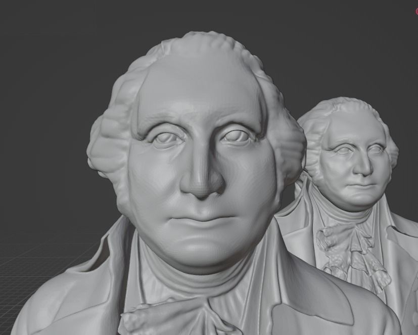 George Washington 3D print model_11