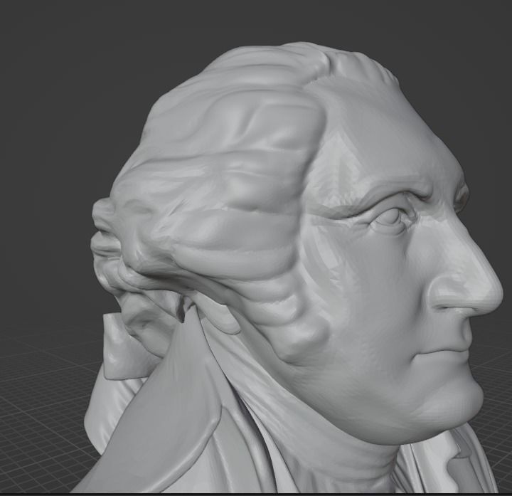 George Washington 3D print model_5