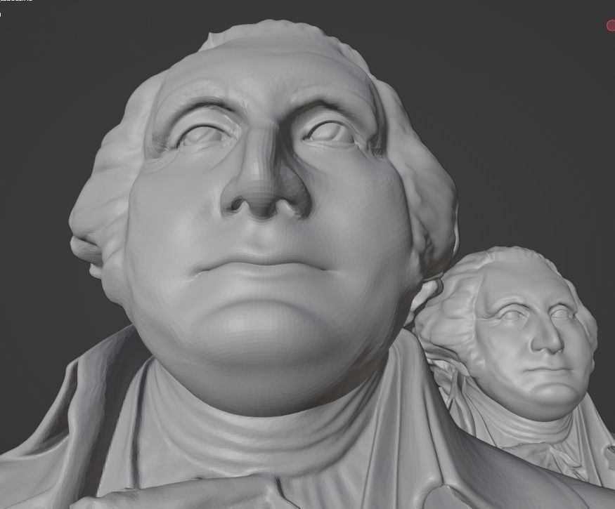 George Washington 3D print model_17