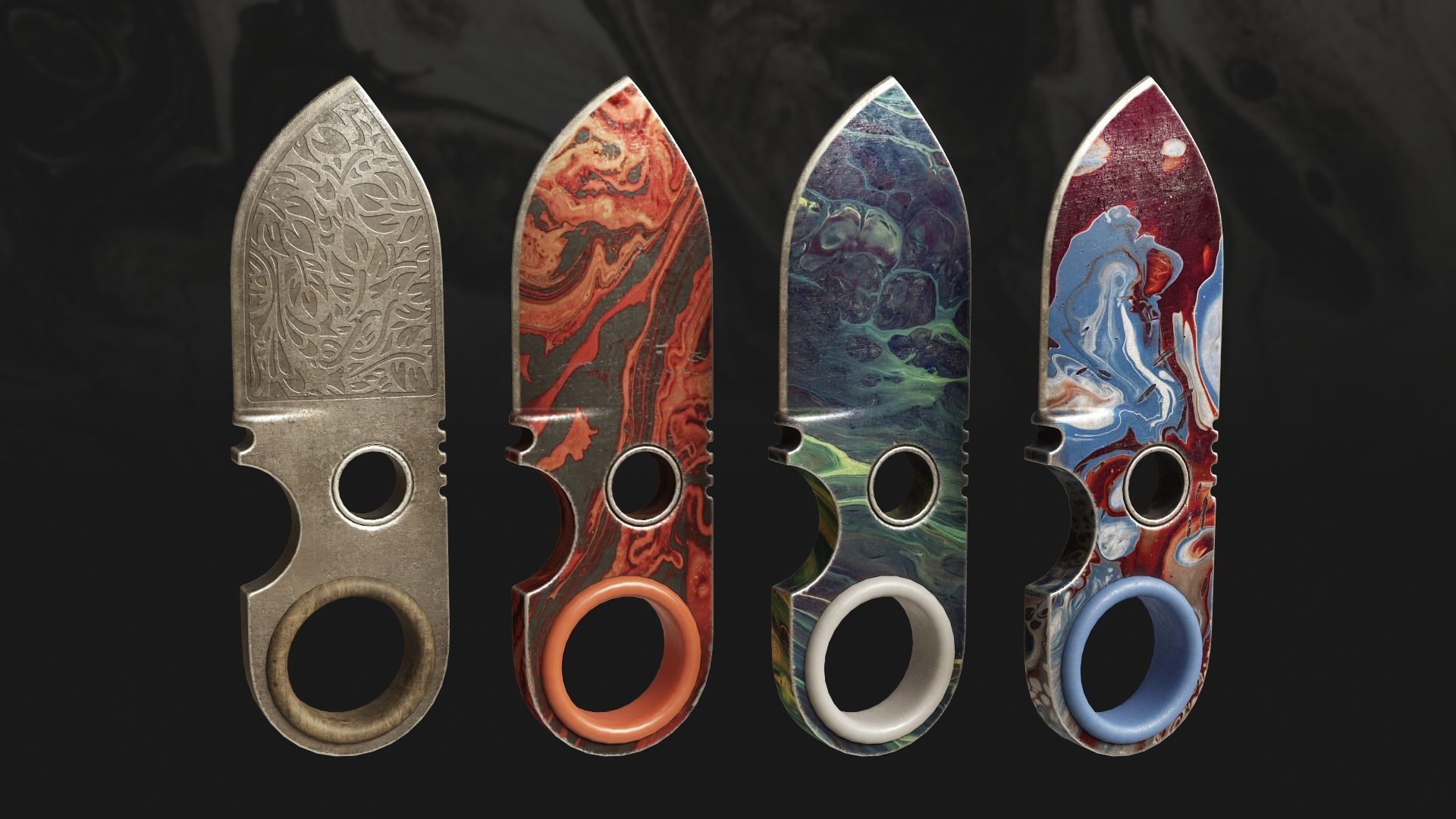 Phalanx Knife 3D model_2