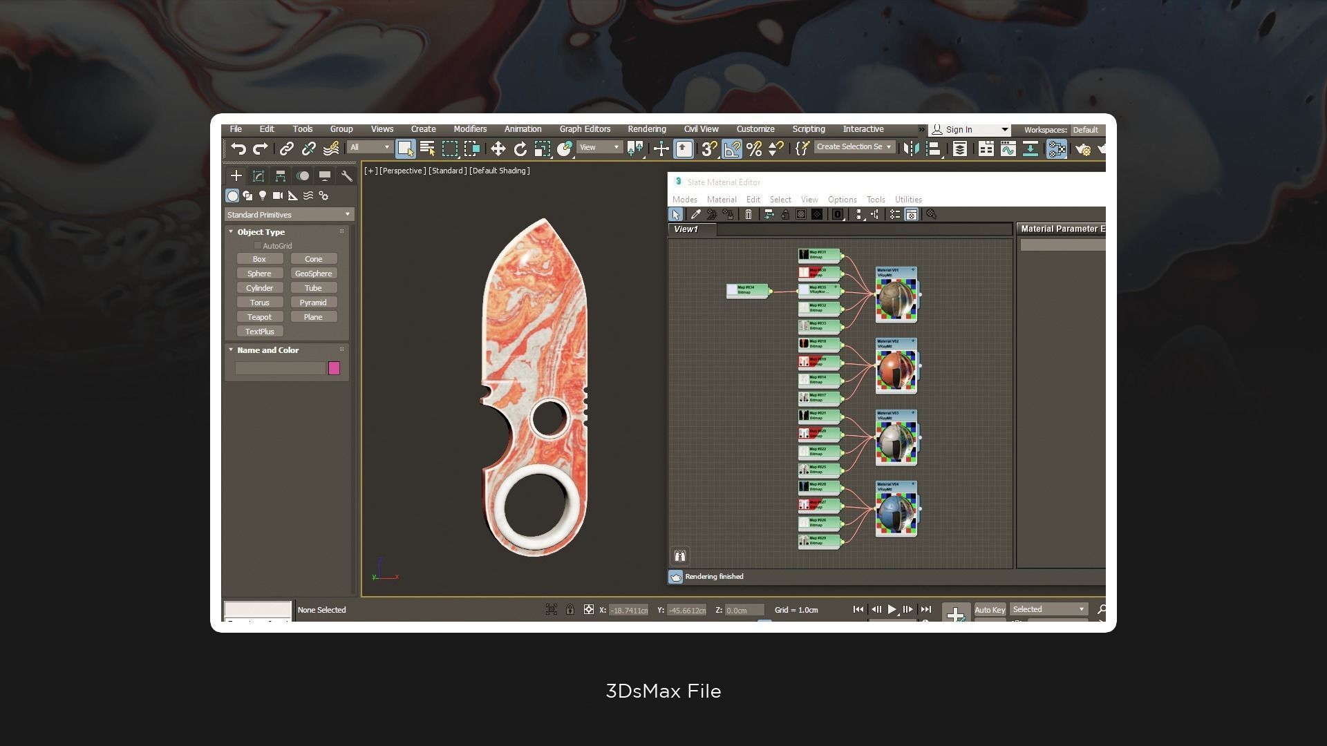 Phalanx Knife 3D model_8
