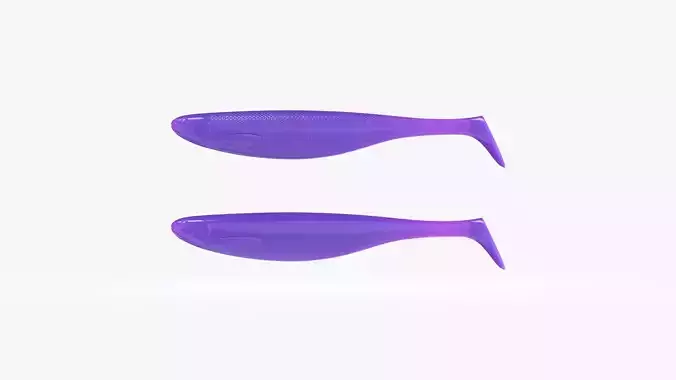 Soft fishing lure -WESTIN SHADTEEZ SLIM modified replica 120mm 3D print model