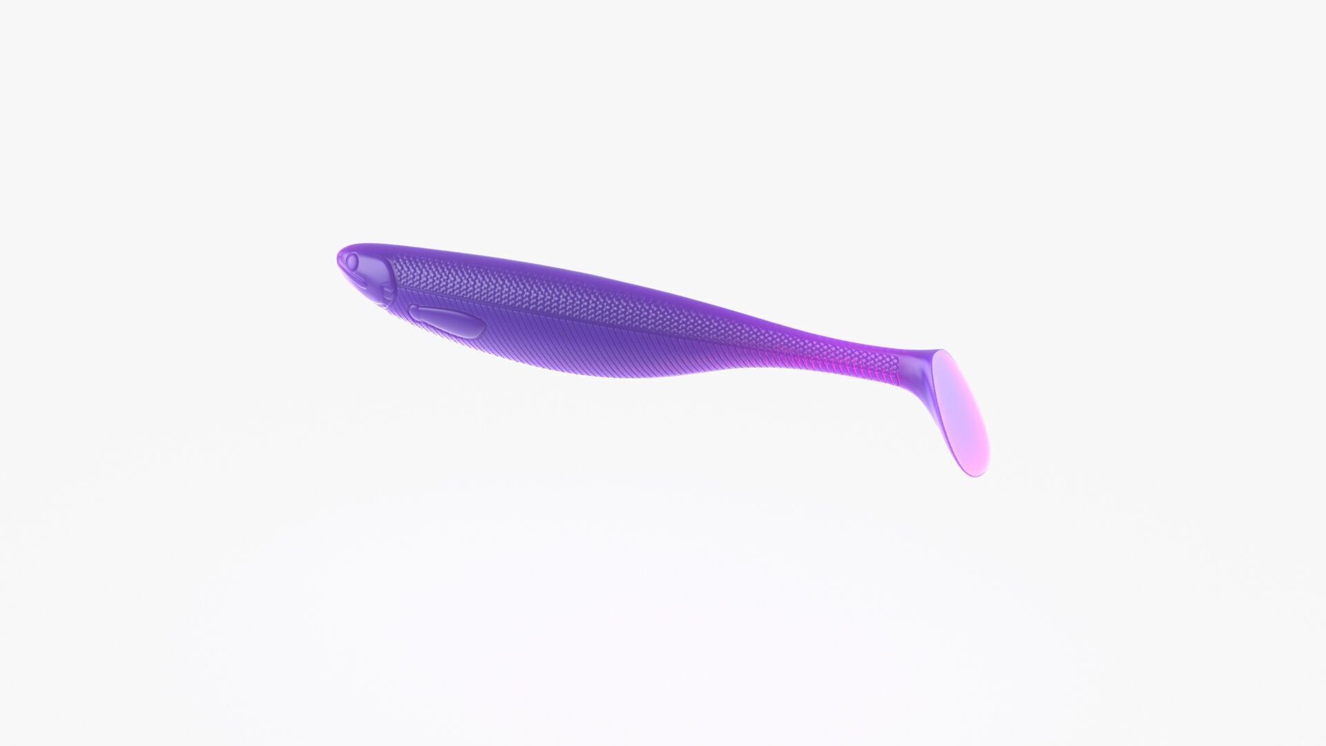 Soft fishing lure -WESTIN SHADTEEZ SLIM modified replica 120mm 3D print model_13