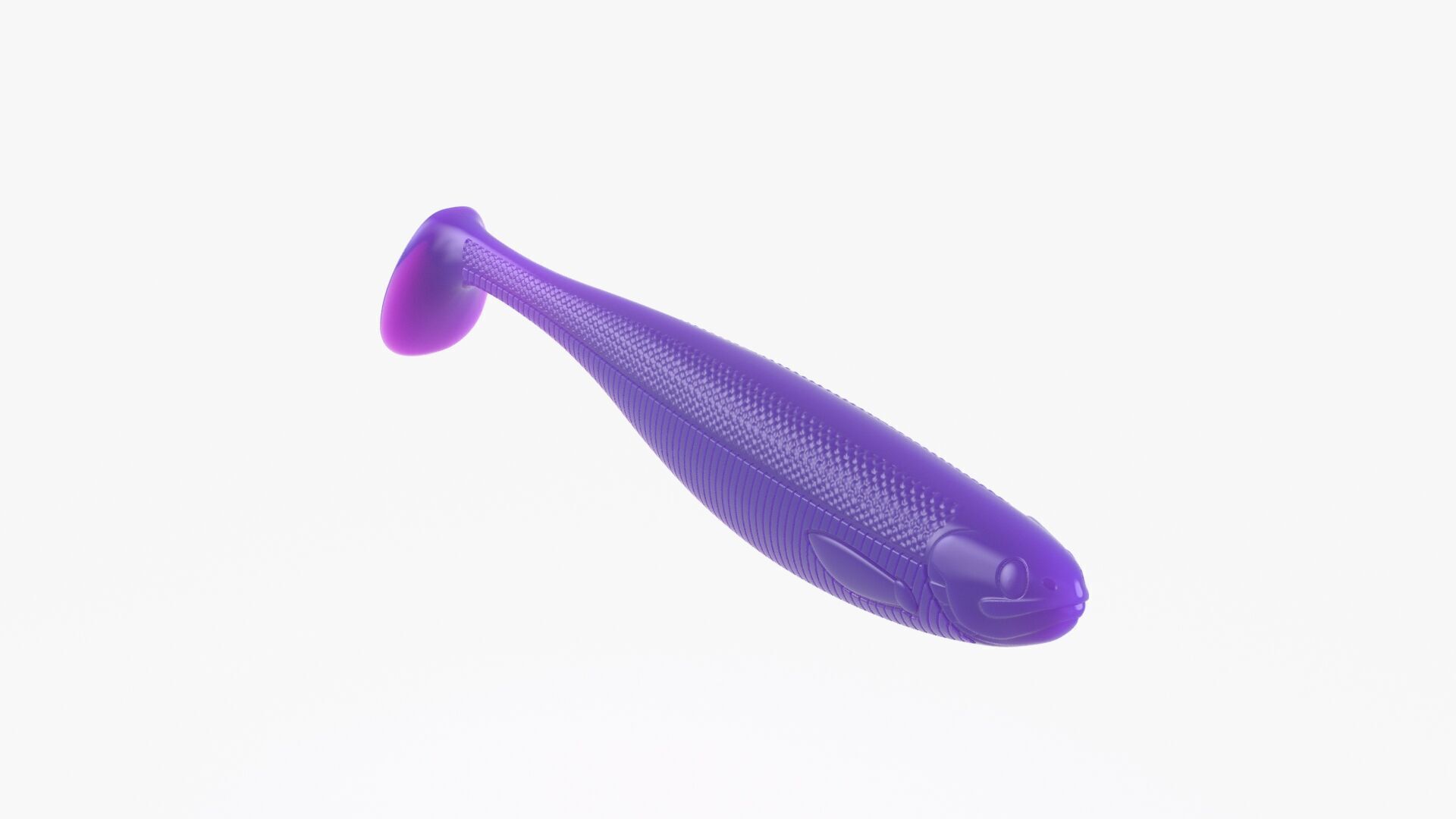 Soft fishing lure -WESTIN SHADTEEZ SLIM modified replica 120mm 3D print model_6