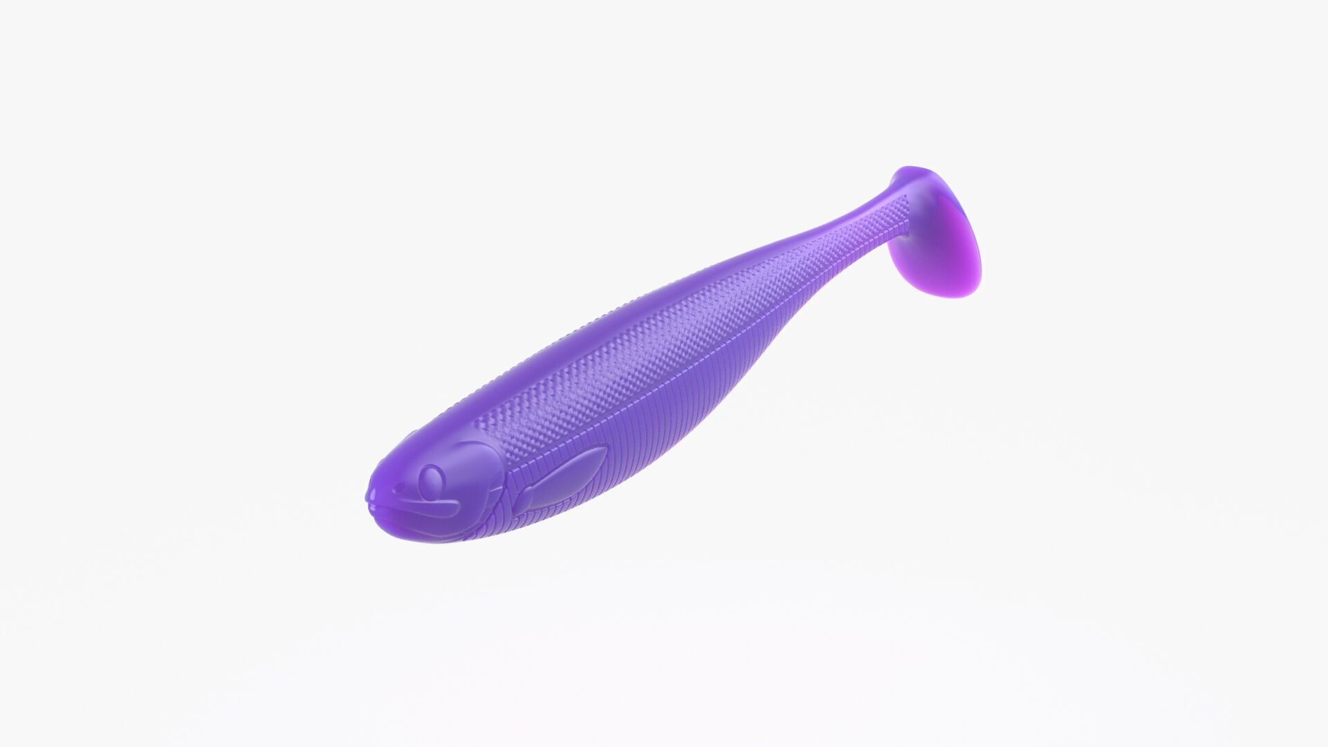 Soft fishing lure -WESTIN SHADTEEZ SLIM modified replica 120mm 3D print model_3