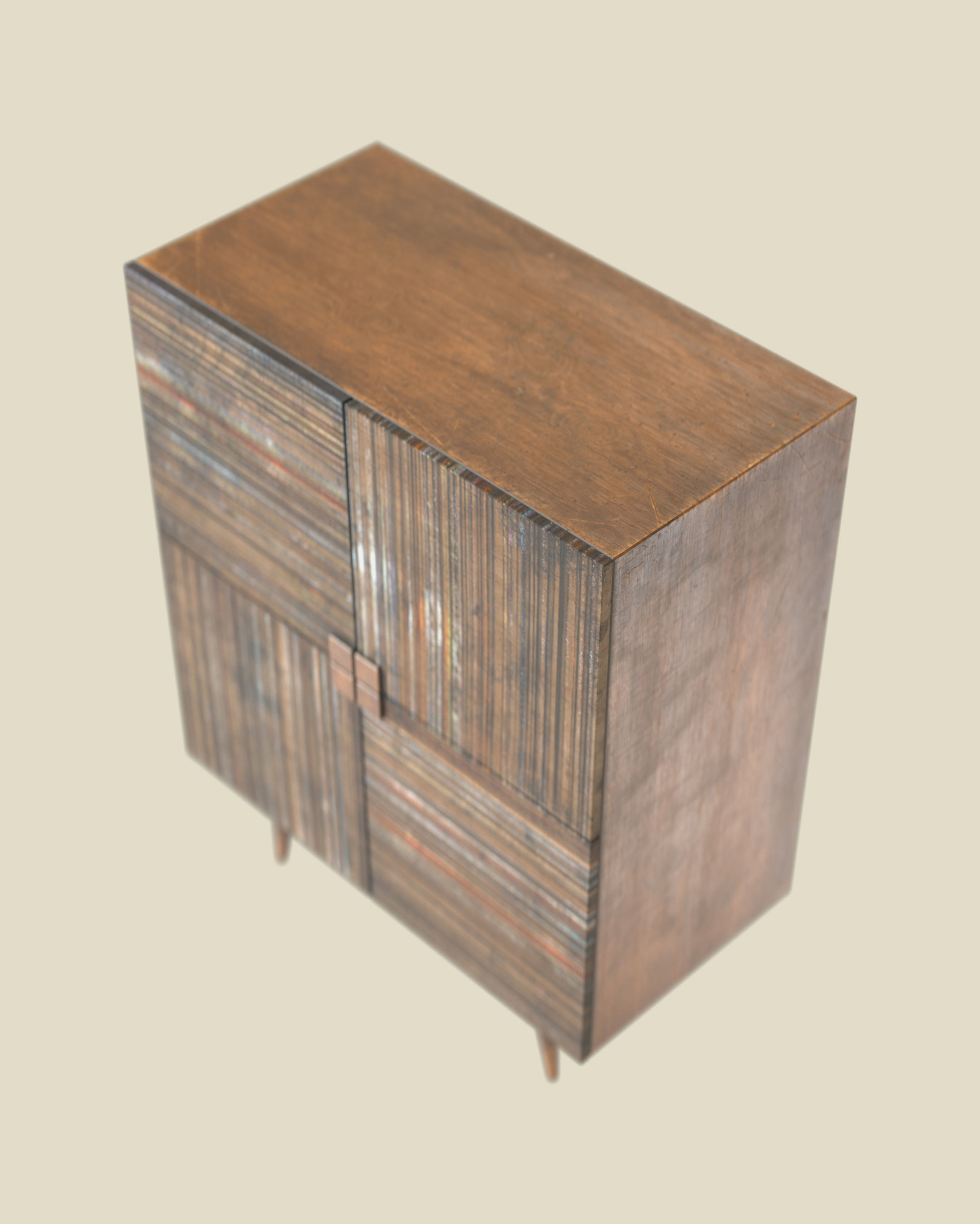 Sideboard Furniture 3D model Low-poly 3D model_2