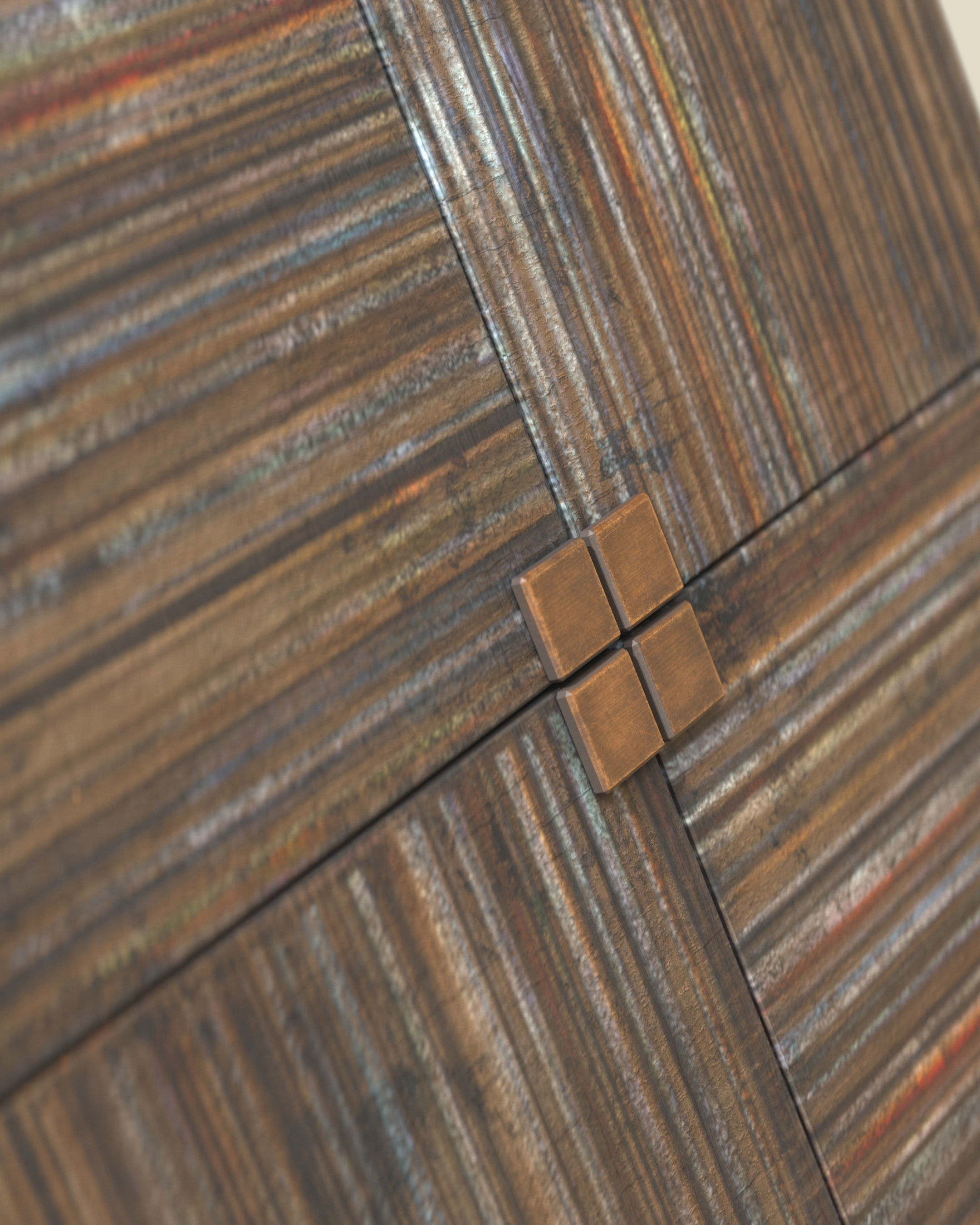 Sideboard Furniture 3D model Low-poly 3D model_1