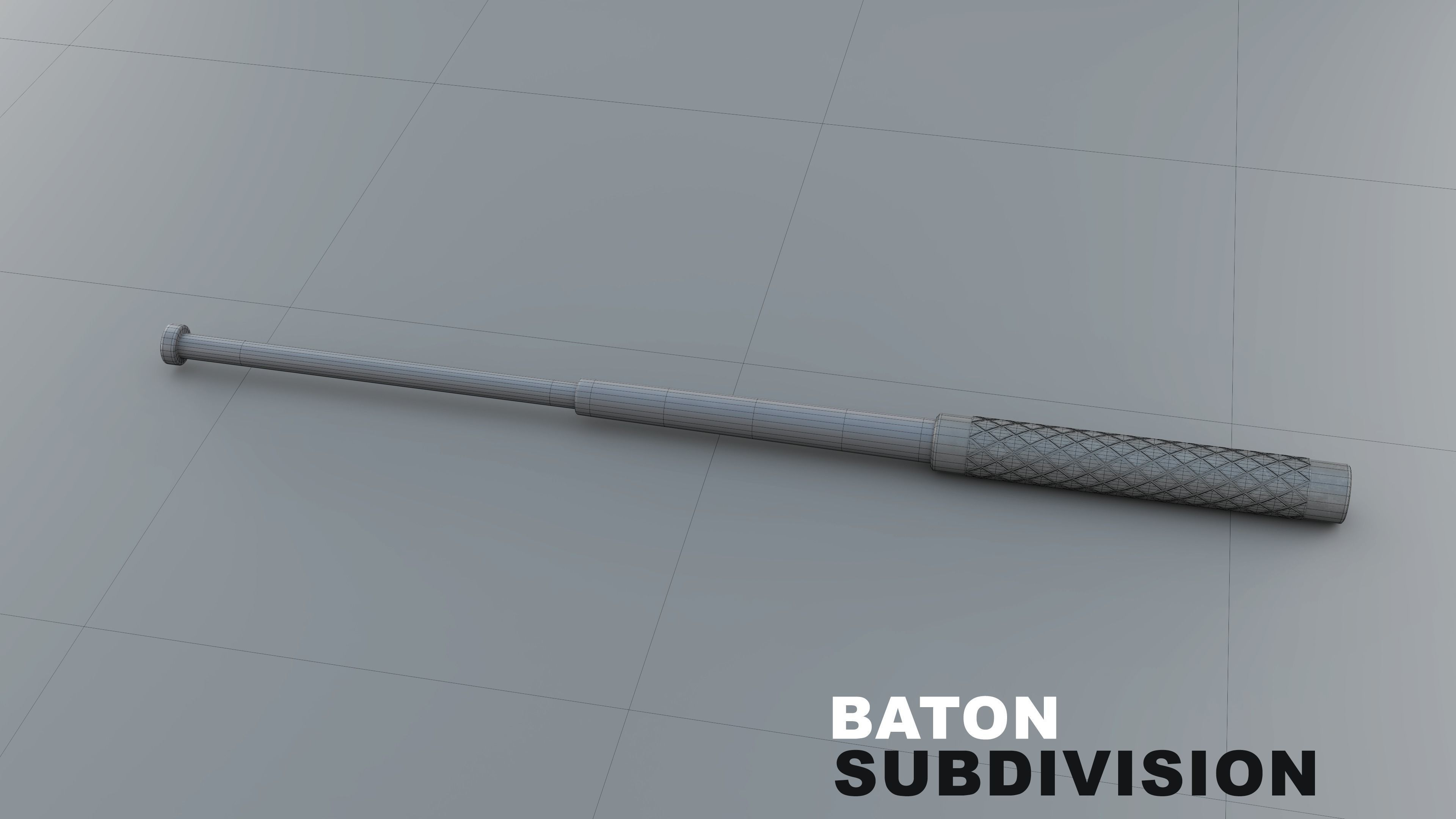 Tactical Knife Set - 6 Pieces 3D model_14