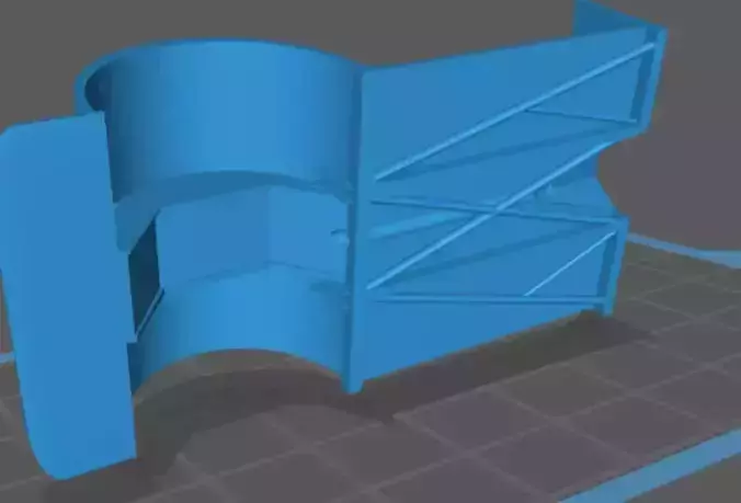 1 24 scale prostock pro mod floor pan 