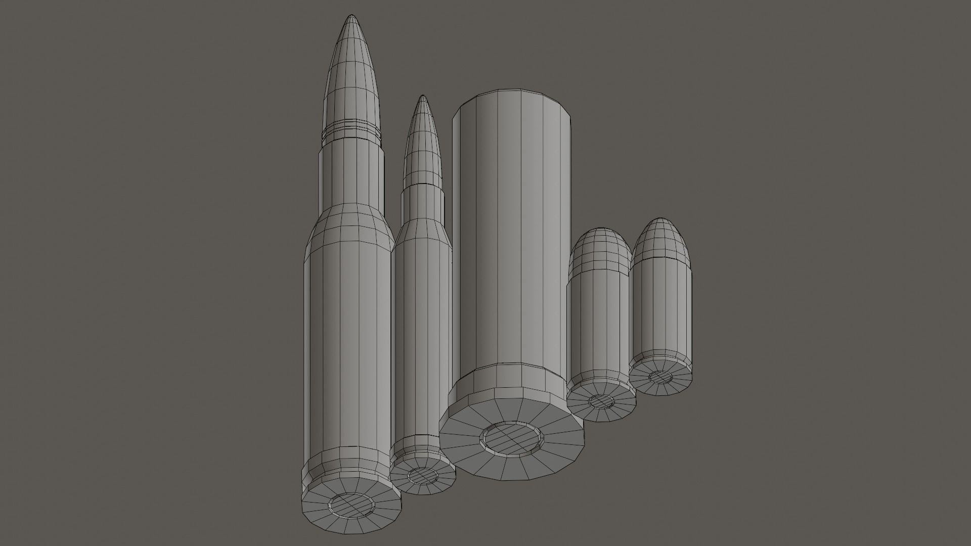 3D model Bullet Pack VR / AR / low-poly | CGTrader