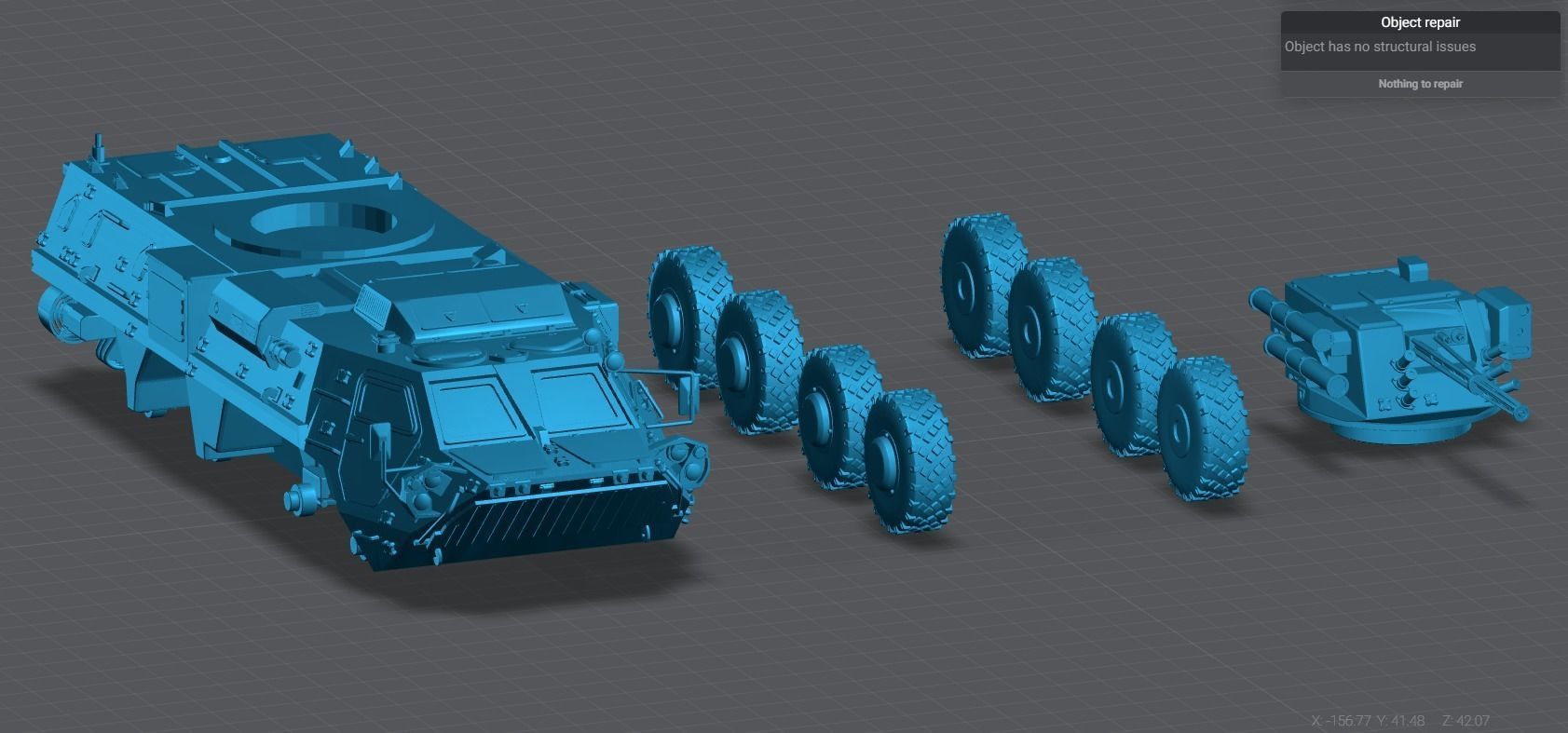 BTR 4e Scale model 3D print model_5