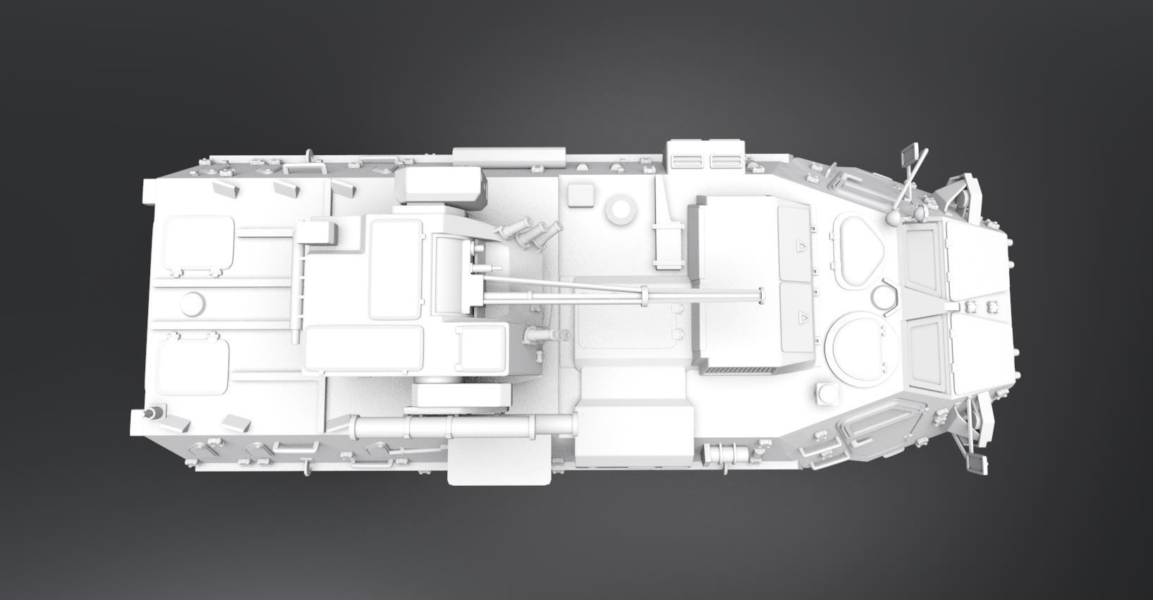 BTR 4e Scale model 3D print model_3