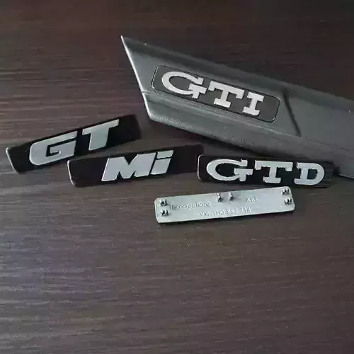 VW Golf - Jetta MK3 Side logo Bundle 3D print model
