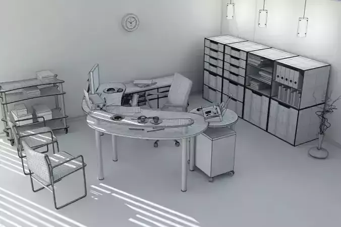 Office Workplace Interior