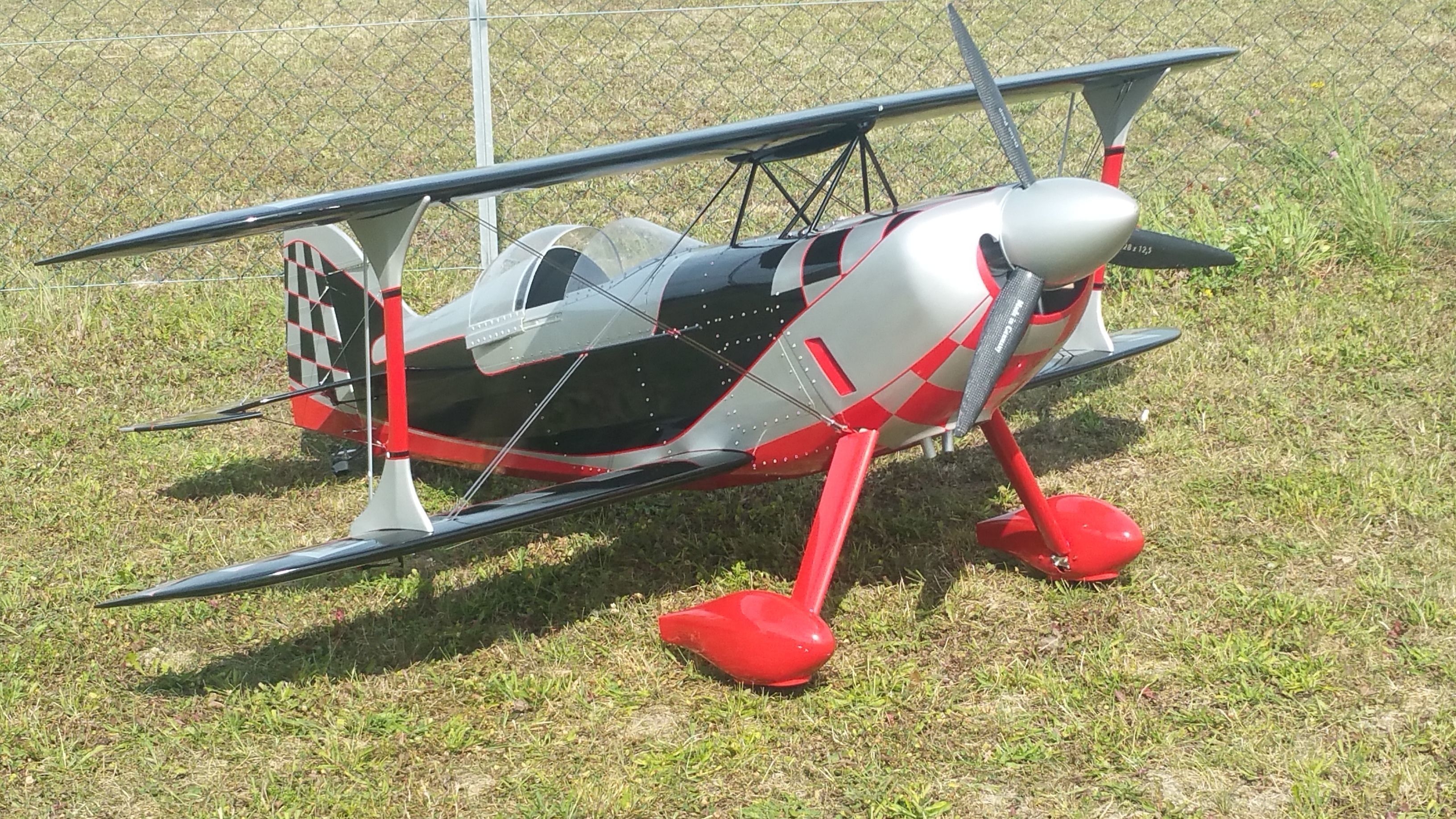 CAD dxf  IGES Plan Bi Plane Pitts Challenger II  Like Prometheus 3D model_3