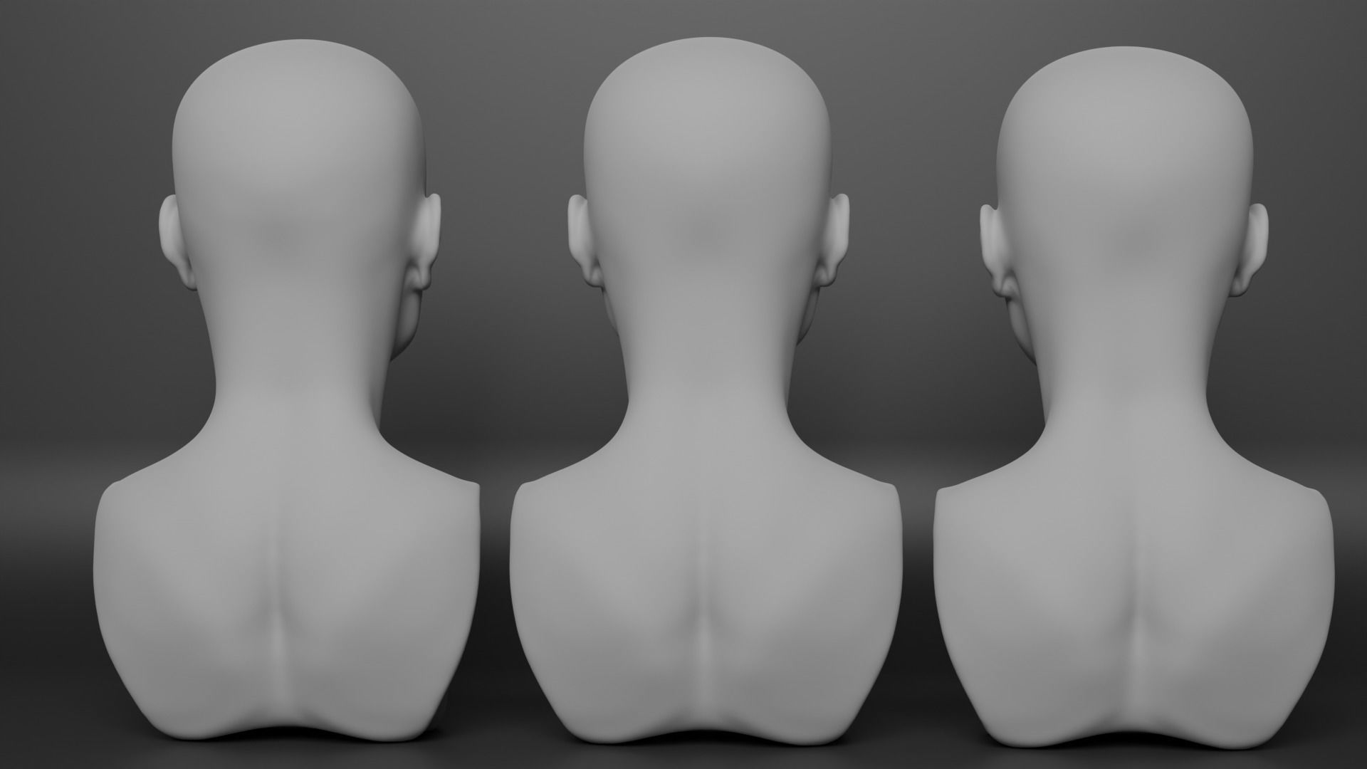 Female Bust 3D model_5