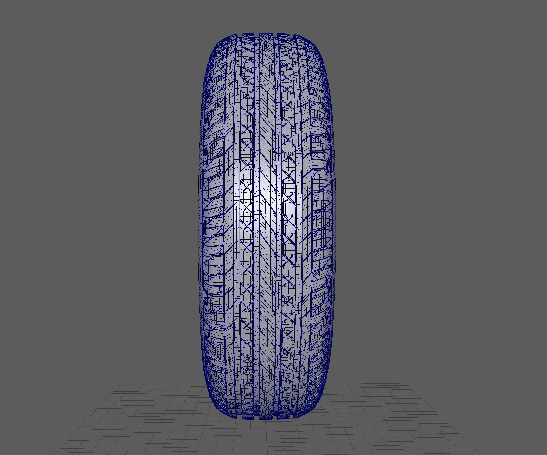 Apollo Aspire 4G Tire 3D model_6
