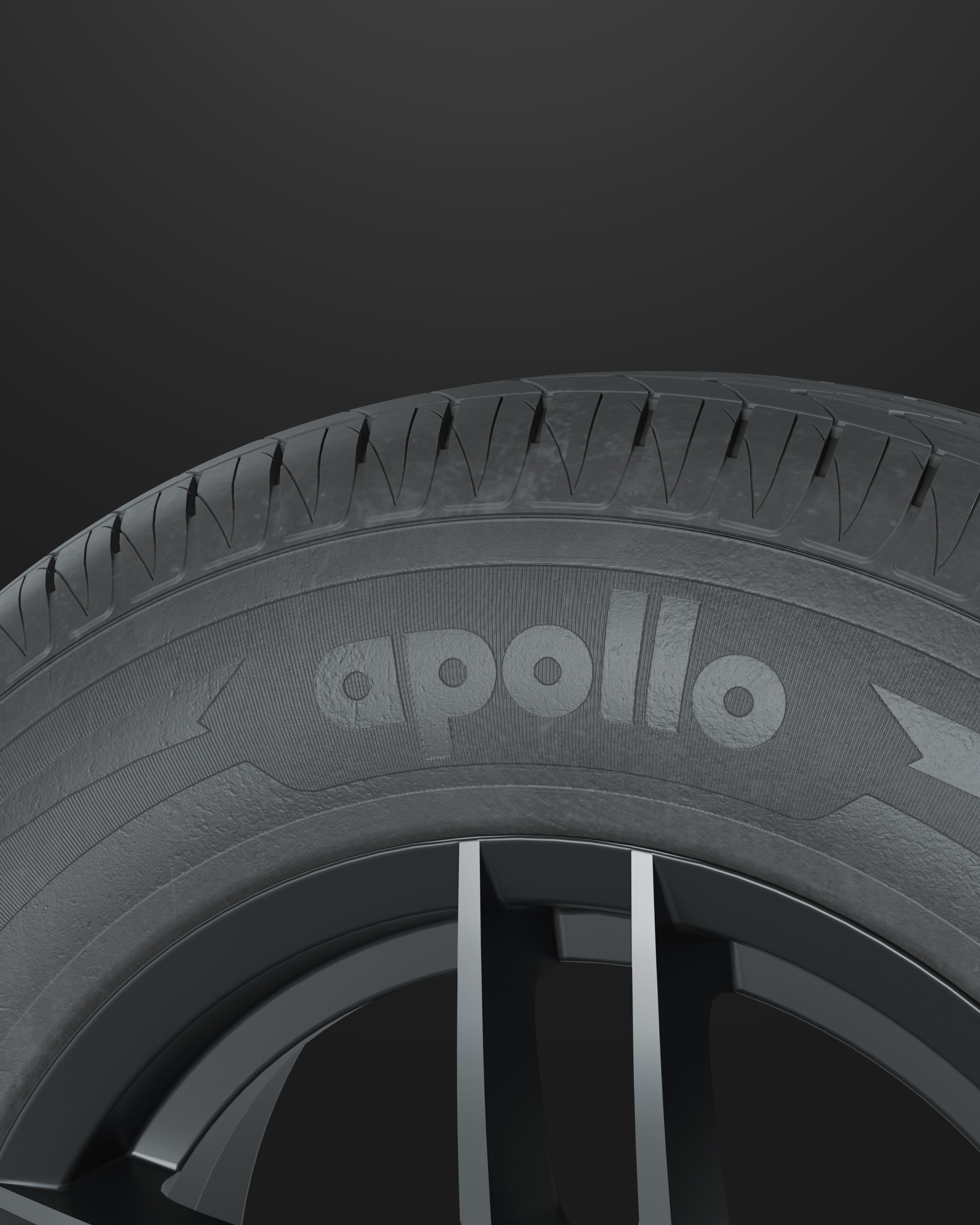 Apollo Aspire 4G Tire 3D model_2