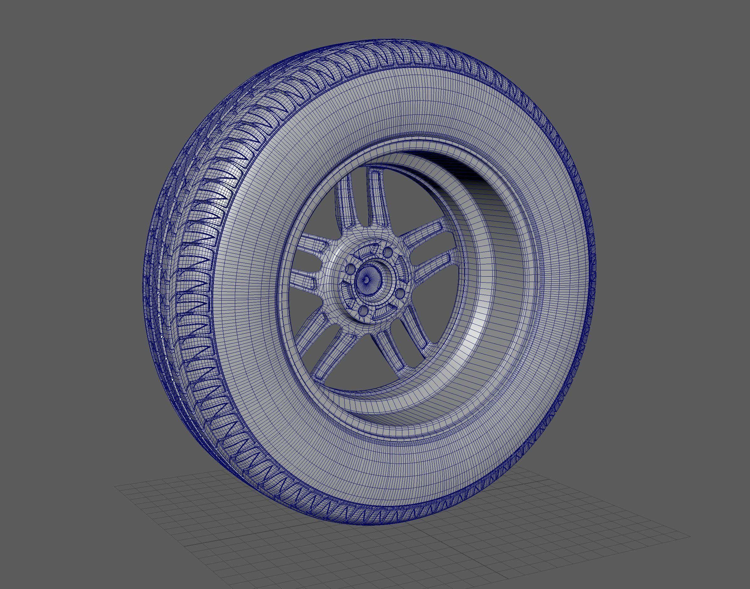 Apollo Aspire 4G Tire 3D model_5