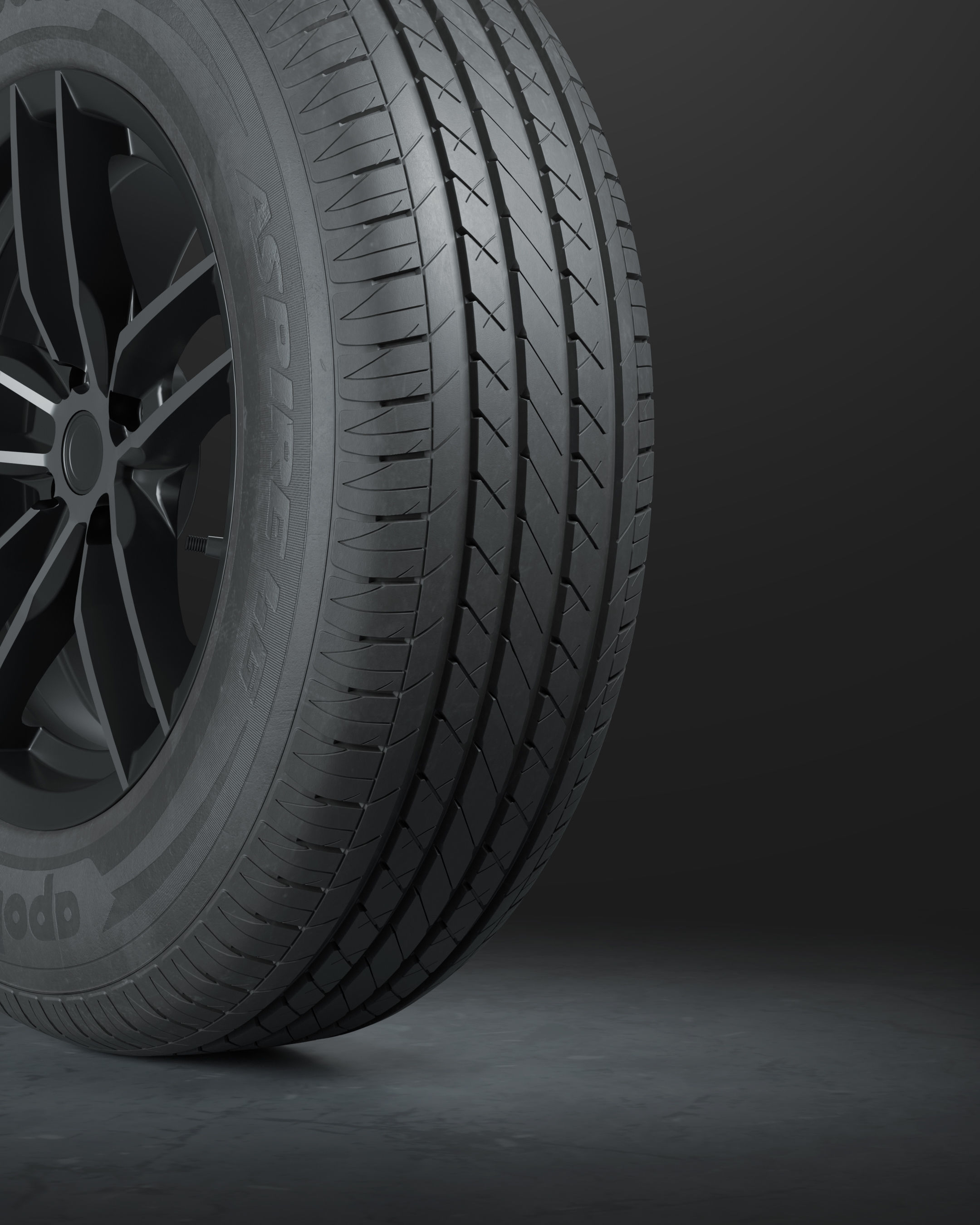 Apollo Aspire 4G Tire 3D model_3