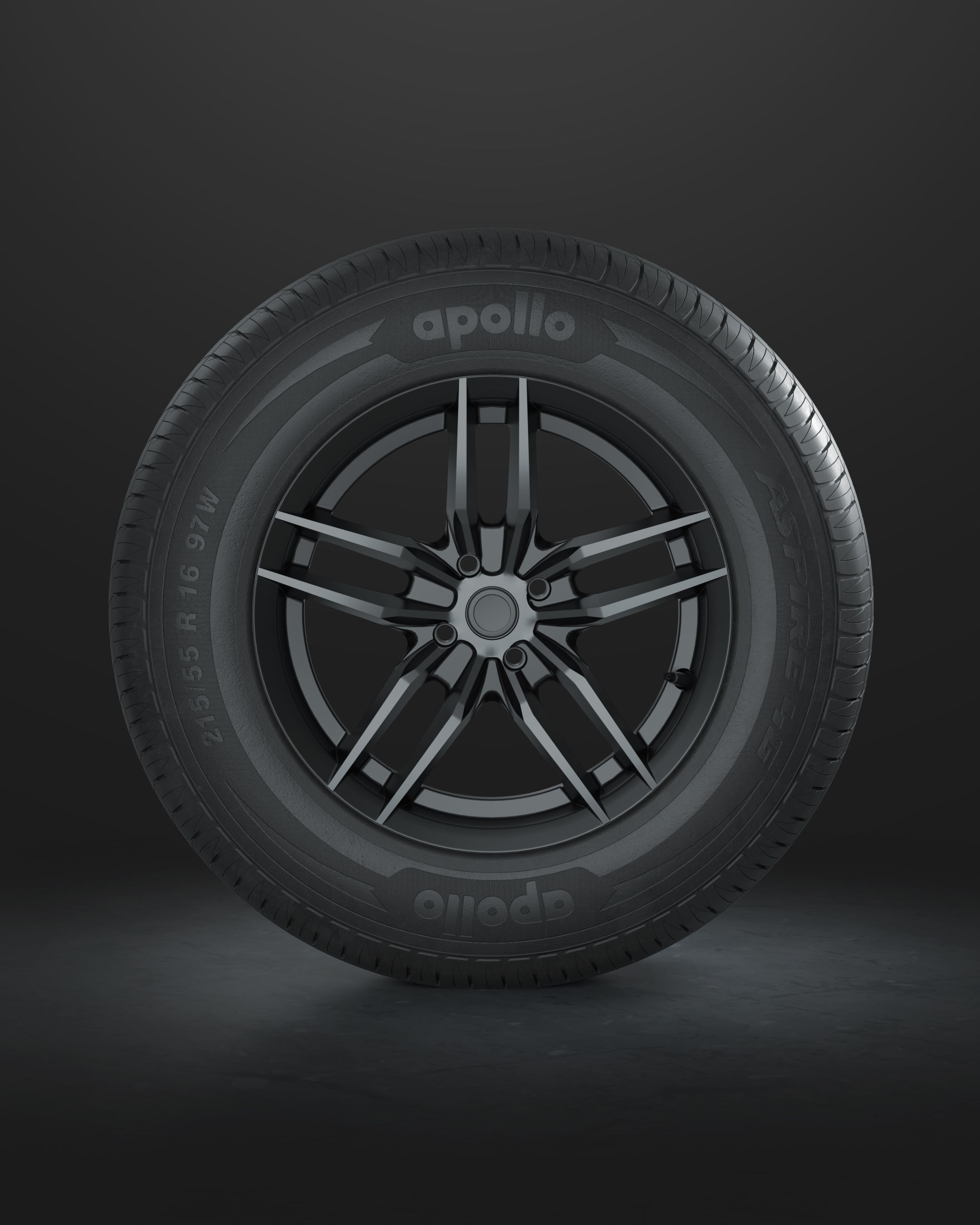 Apollo Aspire 4G Tire 3D model_1