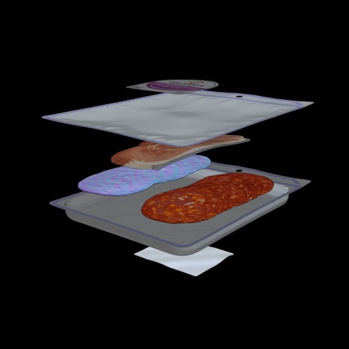 Sliced J S Chorizo 3D model_9