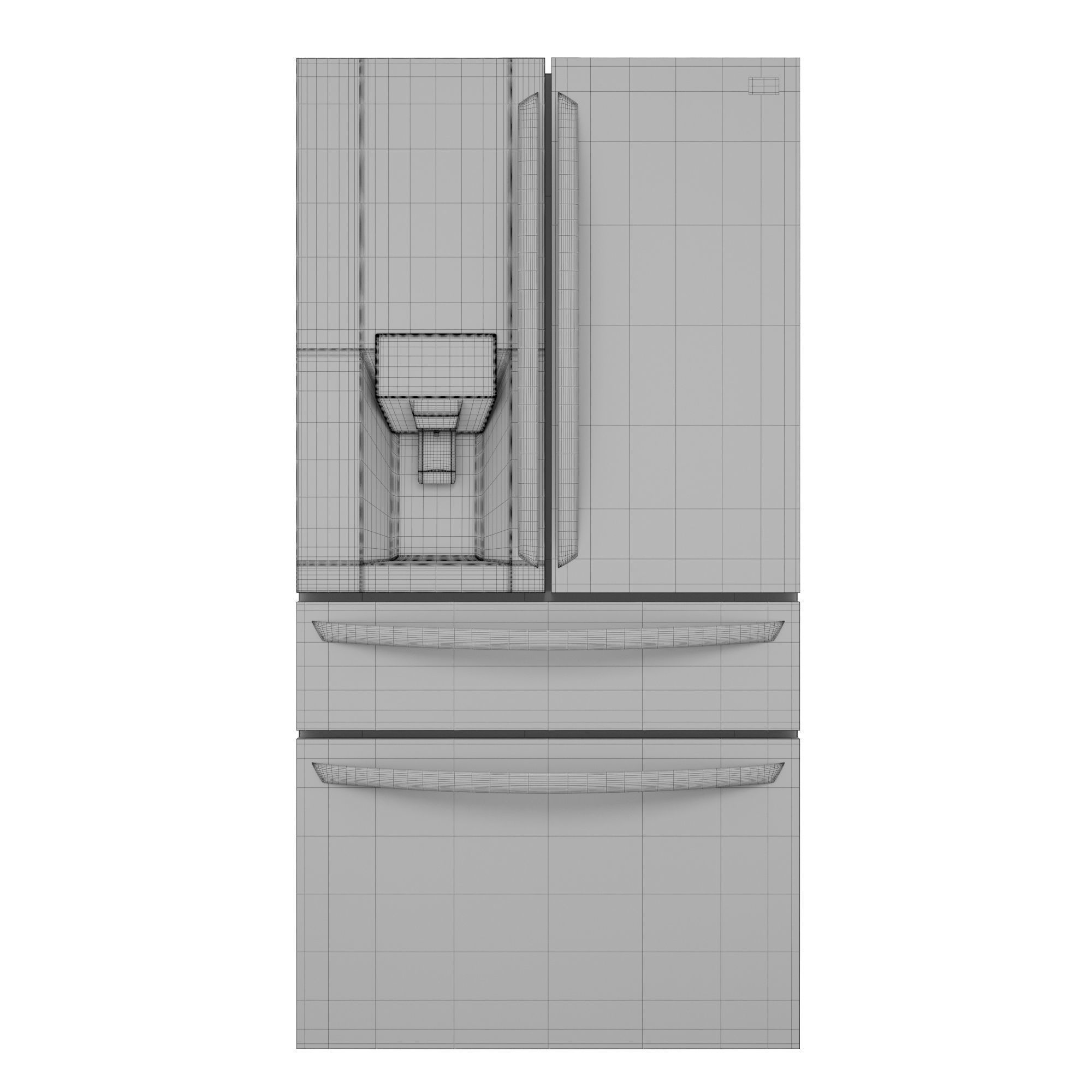 LG kitchen appliances 3D model_9