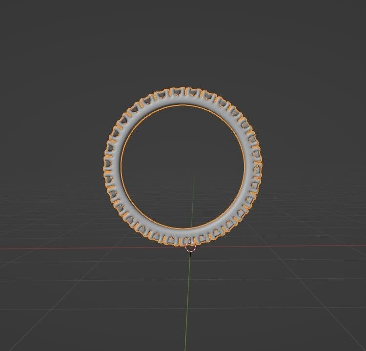  diamond gold ring 3D model 3D model_3