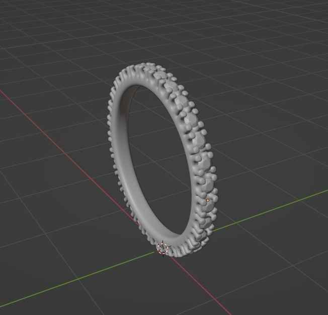  diamond gold ring 3D model 3D model_4