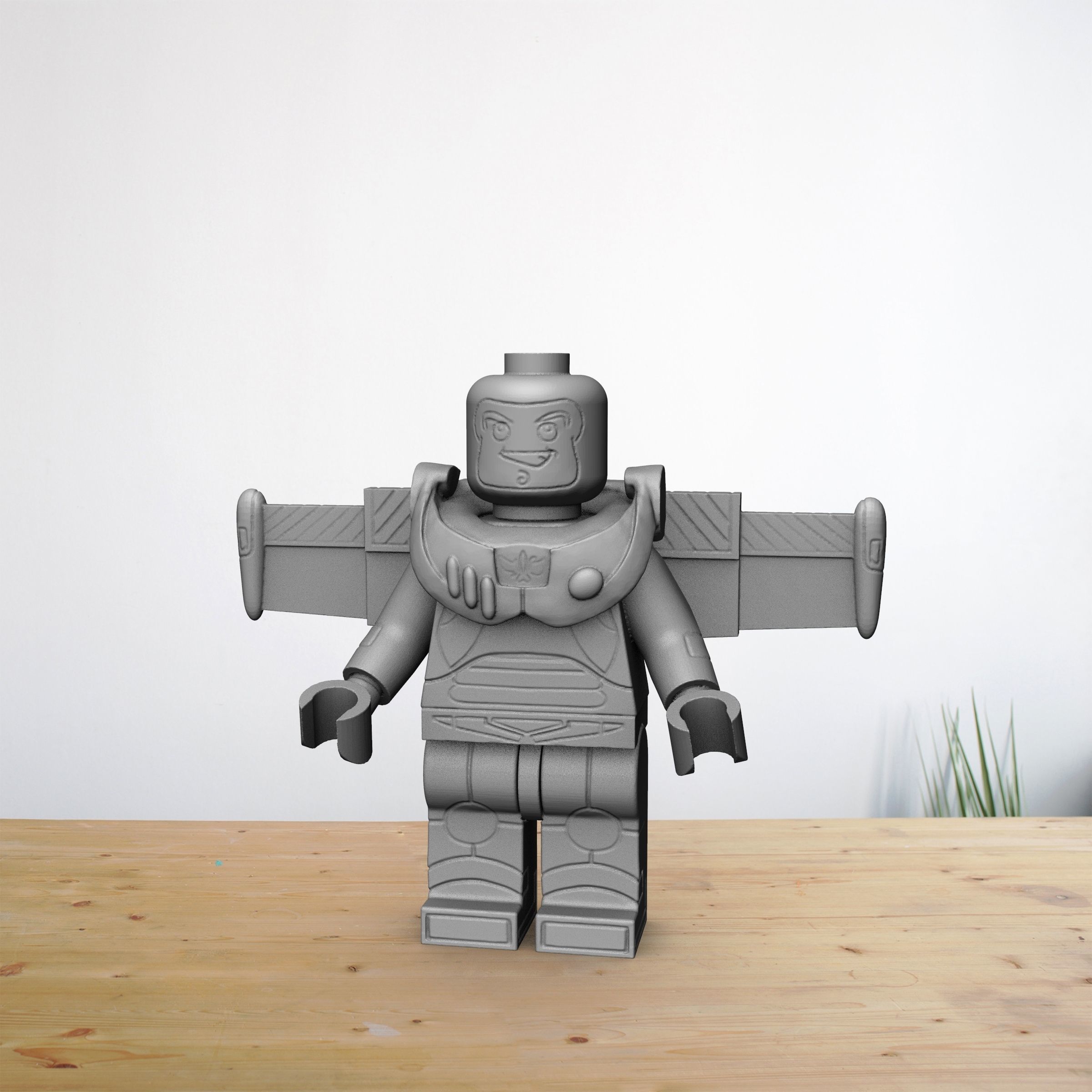 Buzz Lightyear Lego 3D print model_2