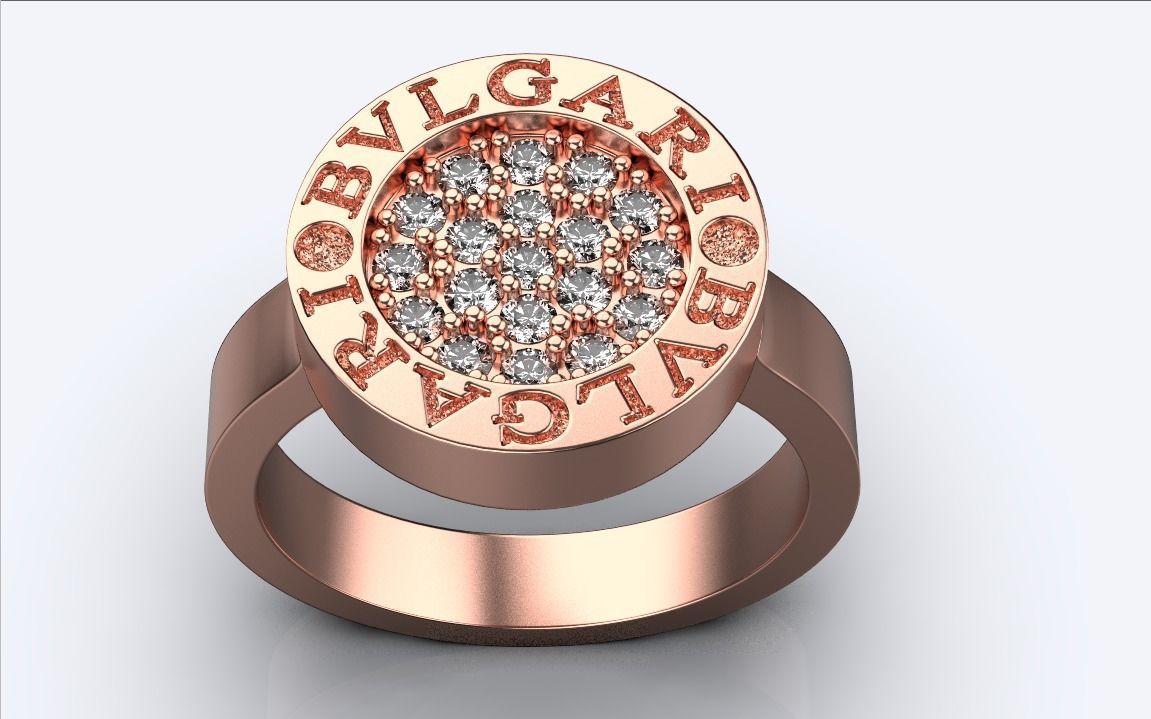 bvlgari ring 3D print model_6