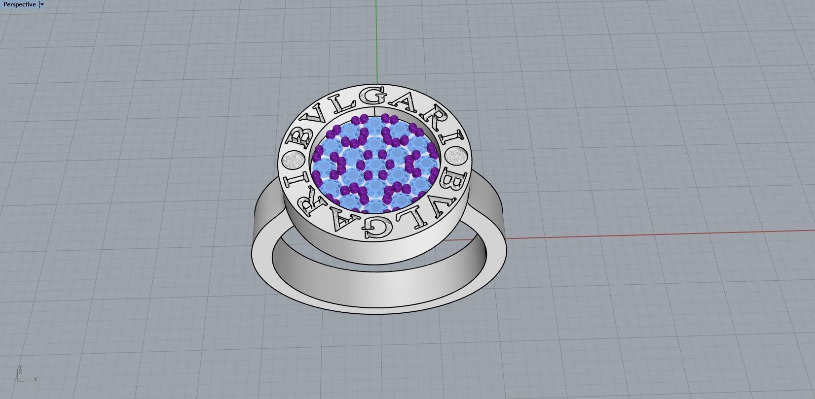 bvlgari ring 3D print model_12