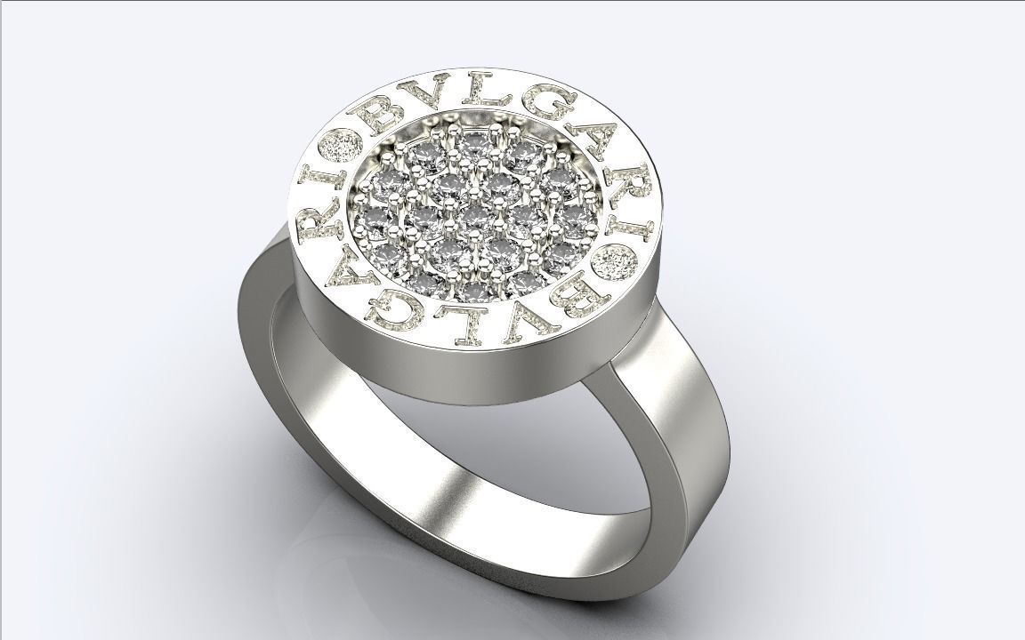 bvlgari ring 3D print model_4